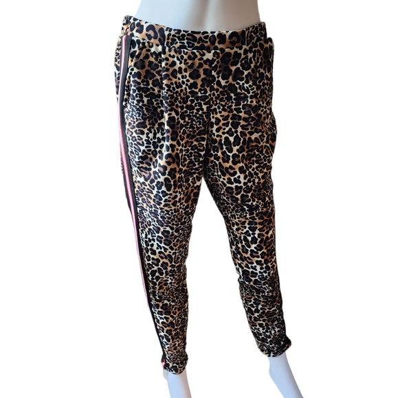 Hot Kiss Leopard Jogger Track Pants - Picture 1 of 3